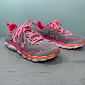 Under Armour Youth Girls Tennis Shoes Sneakers Size 4Y